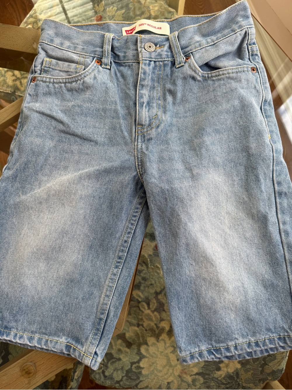 Levi's Light Blue boys’ Denim Jean Shorts